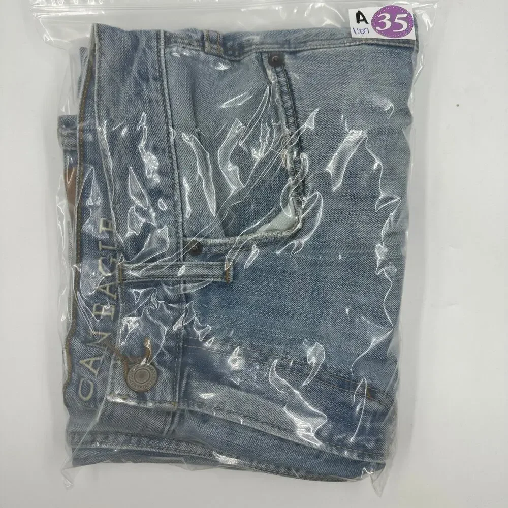 American Eagle Men's Bootcut Jeans 33 x 30 Medium Wash
